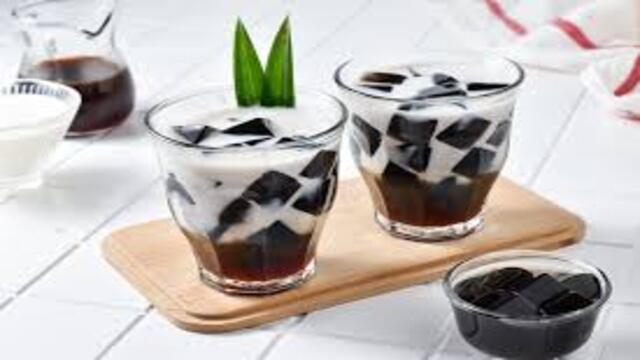 Es Cincau Susu Gula Aren